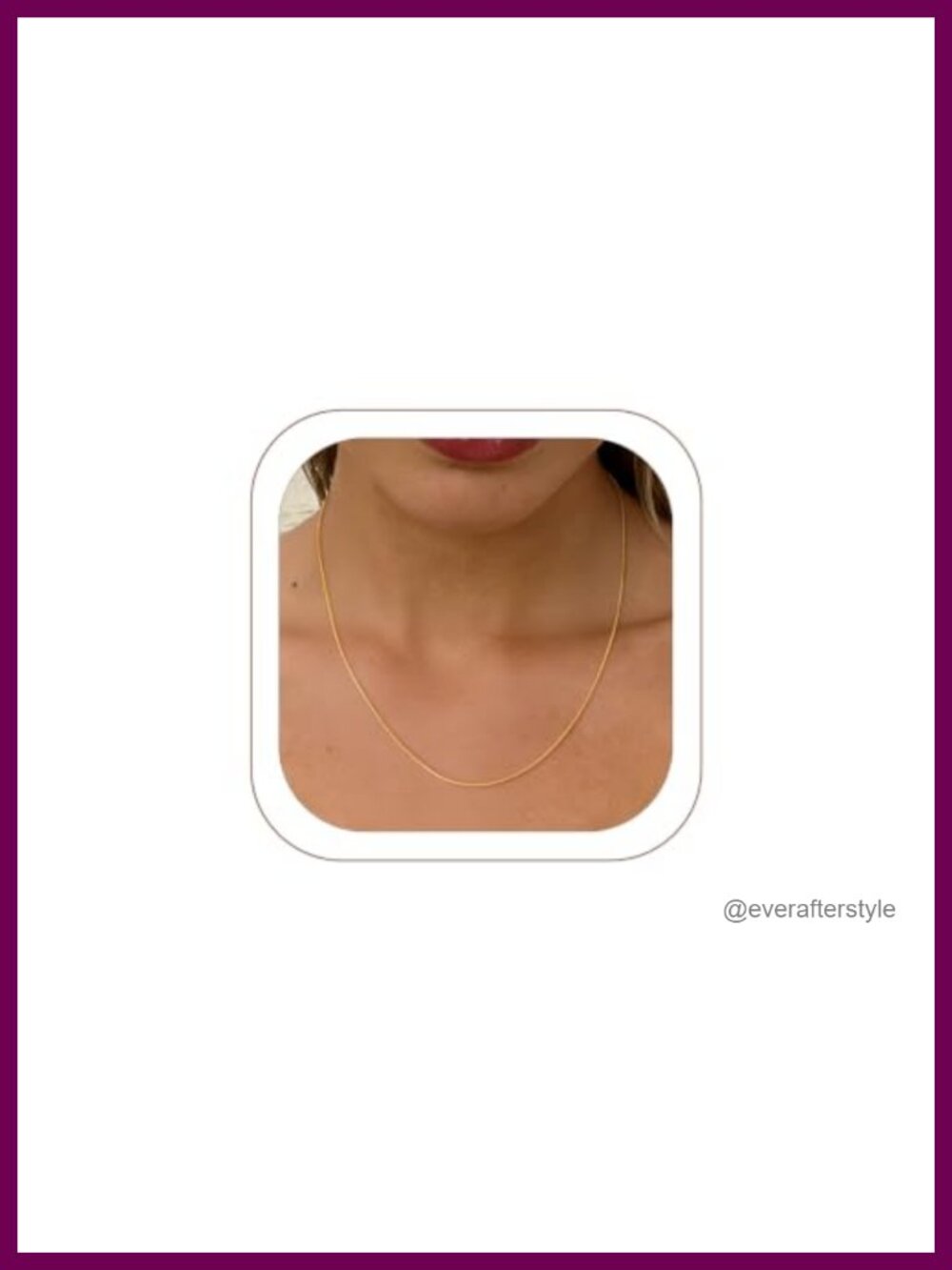 Thin Stainless Steel Snake Chain Necklace, Adjustable Length, Hypoallergenic,